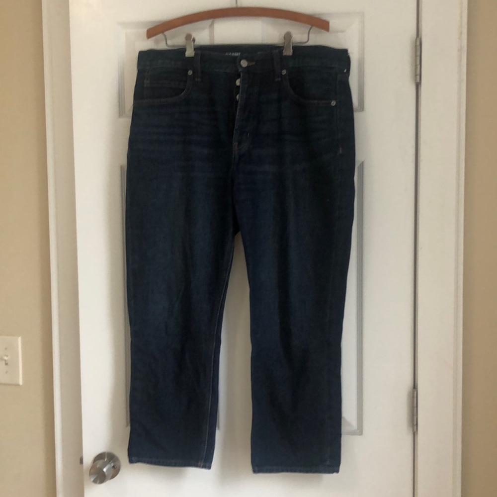 Old Navy slouchy straight jeans | high waist | size 12